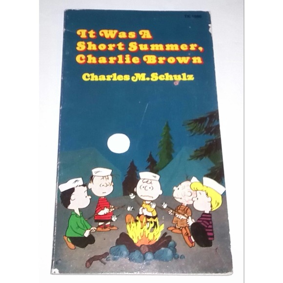 It Was A Short Summer, Charlie Brown By Charles M. Schulz Soft Cover Book 1970 - Picture 1 of 5
